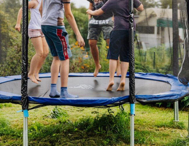 Bezpečné skákání na trampolínách